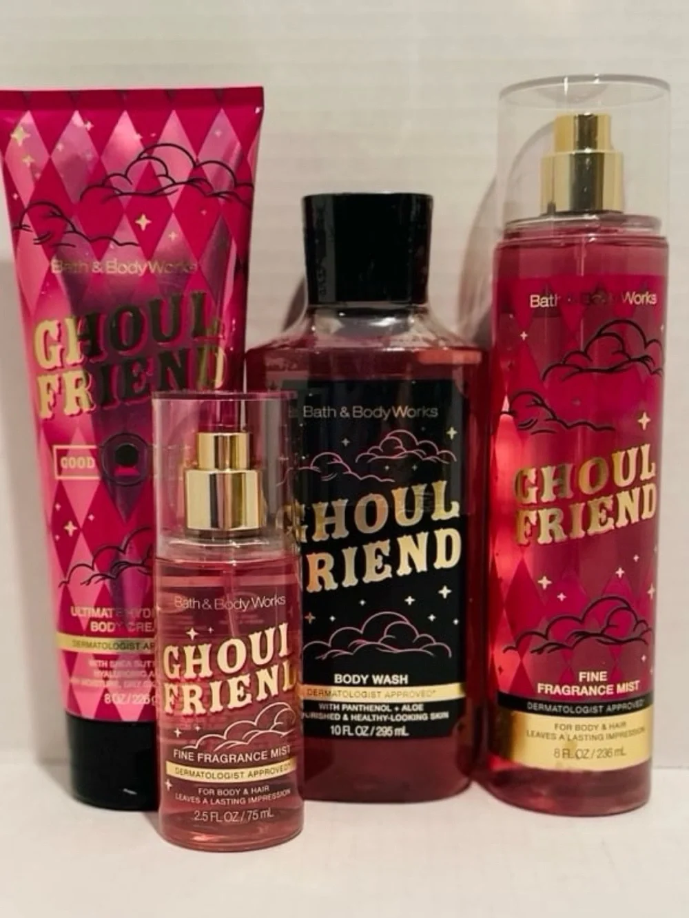 Bath & Body NEW Ghoul Friend Fragrance Mist, Body Cream & Wash & Travel Mist